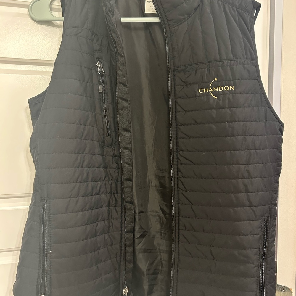 Chandon Black Quilted Vest